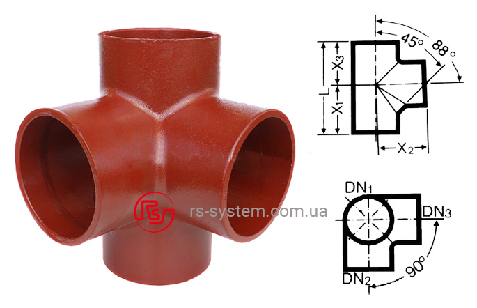 ХРЕСТОВИНА КУТОВА RS SML 88°