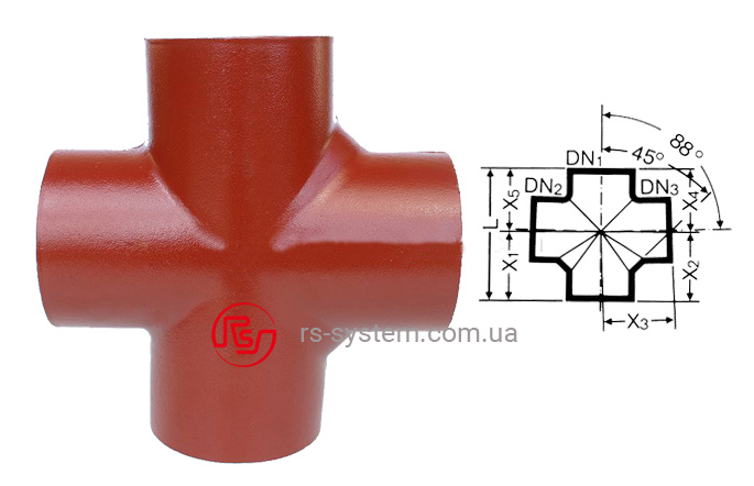 ХРЕСТОВИНА RS SML 88°